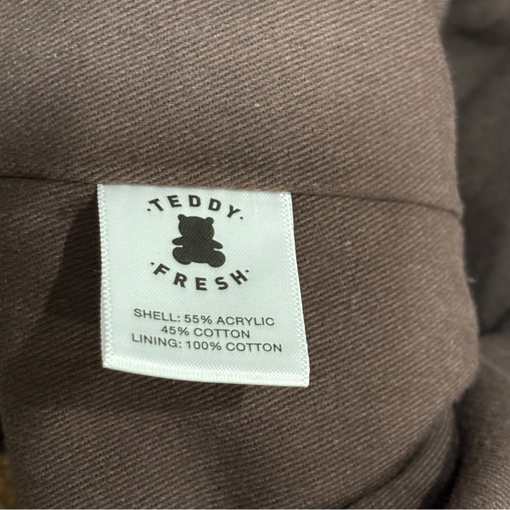 Teddy Fresh Knit Checkerboard Bear
Drawstring Backpack, GUC - Picture 6 of 9